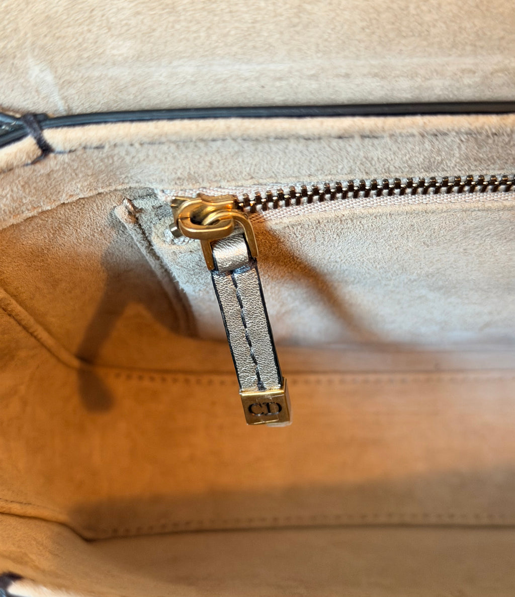 Christian Dior Dio Evolution Flap Bag Gold On Gold