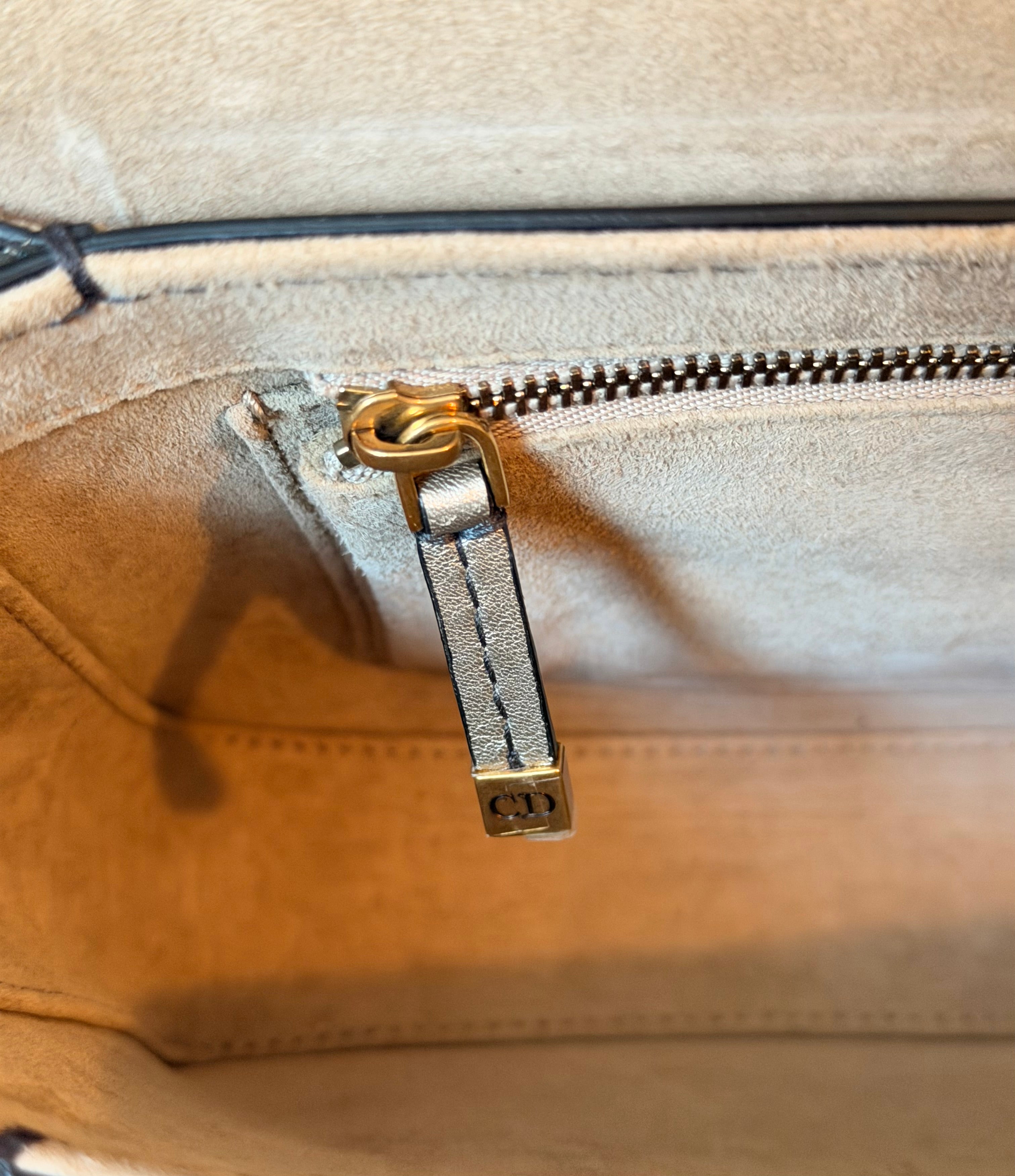 Christian Dior Dio Evolution Flap Bag Gold On Gold