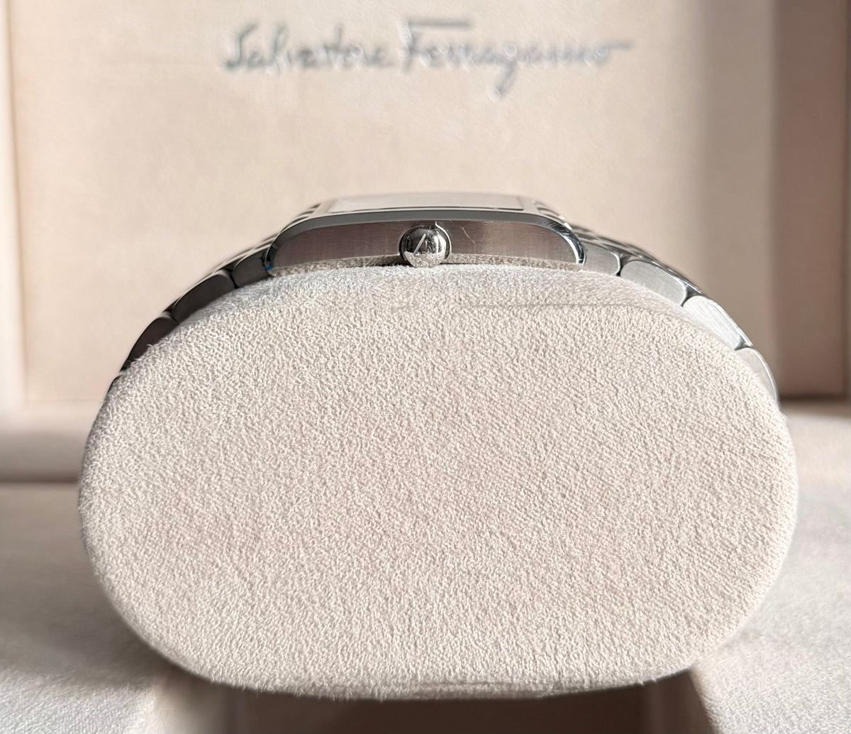 Salvatore Ferragamo Lace Gent Stainless SteelBracelet Watch