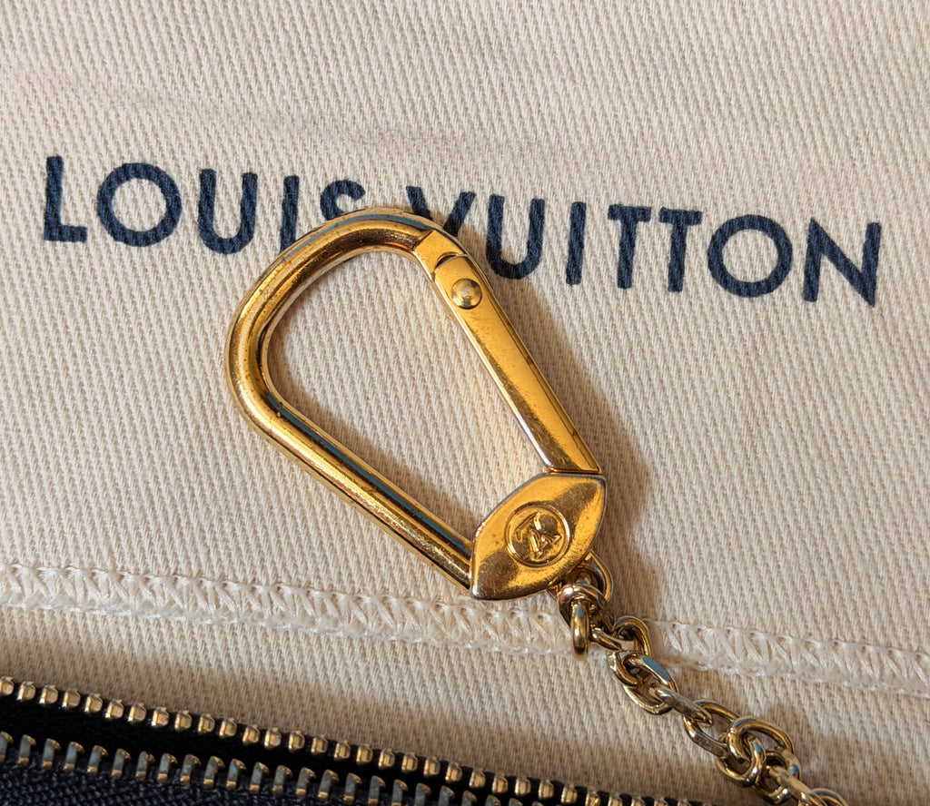 Louis Vuitton Key Pouch in Bicolor Monogram Empreinte Leather