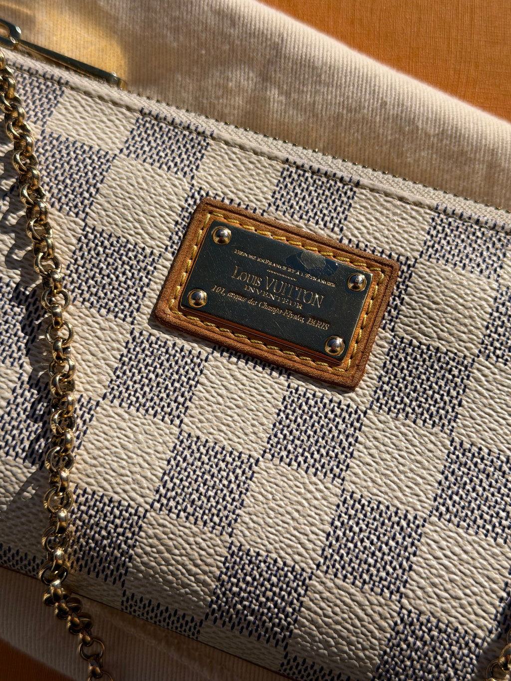 Louis Vuitton Damier Azur Pochette Milla MM