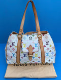 Louis Vuitton Monogram Multicolor Aurelia MM White