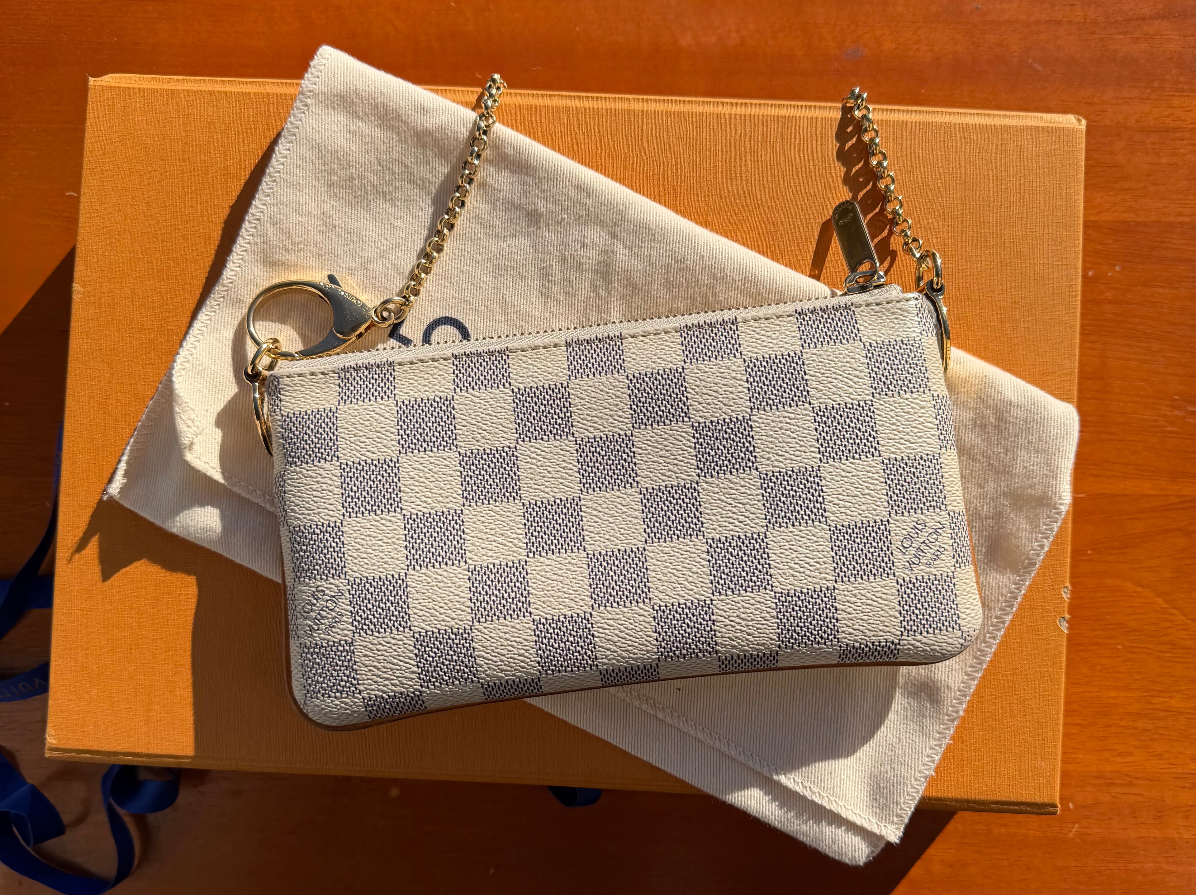 Louis Vuitton Damier Azur Pochette Milla MM