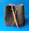 Louis Vuitton NéoNoé MM bucket bag in Monogram coated canvas Rose Poudre