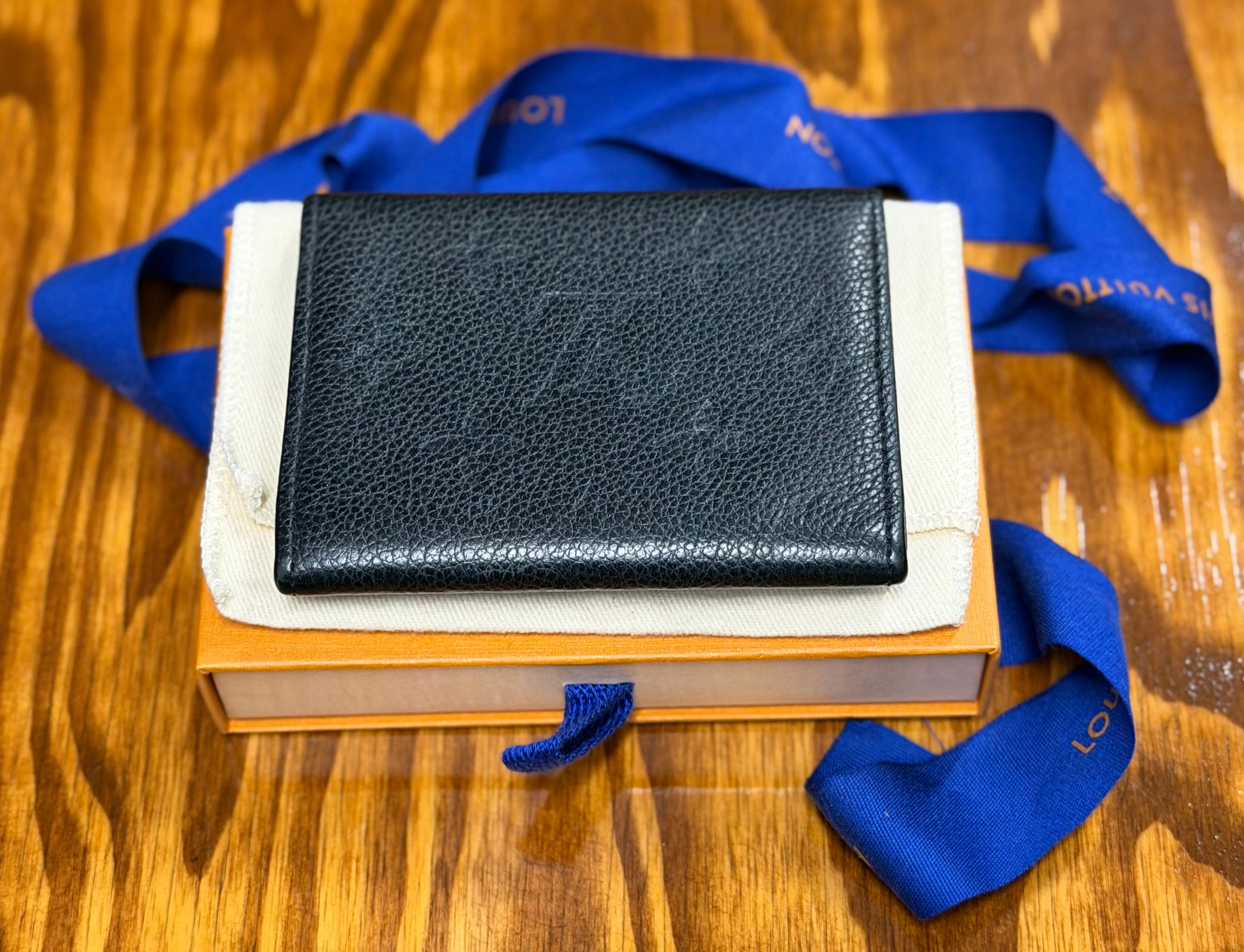 Louis Vuitton Monogram Empreinte Business Card Case