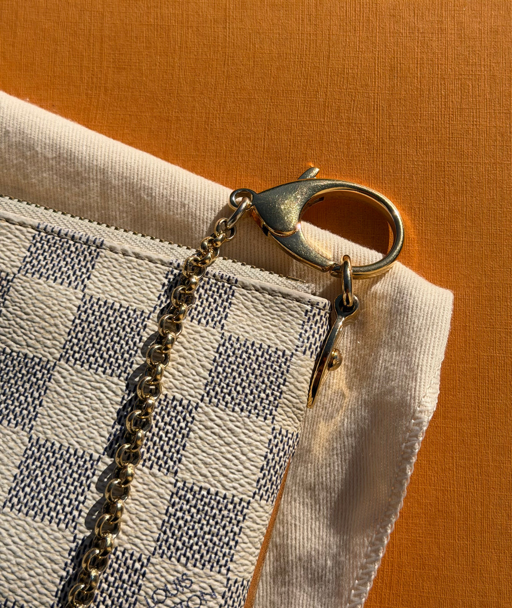 Louis Vuitton Damier Azur Pochette Milla MM