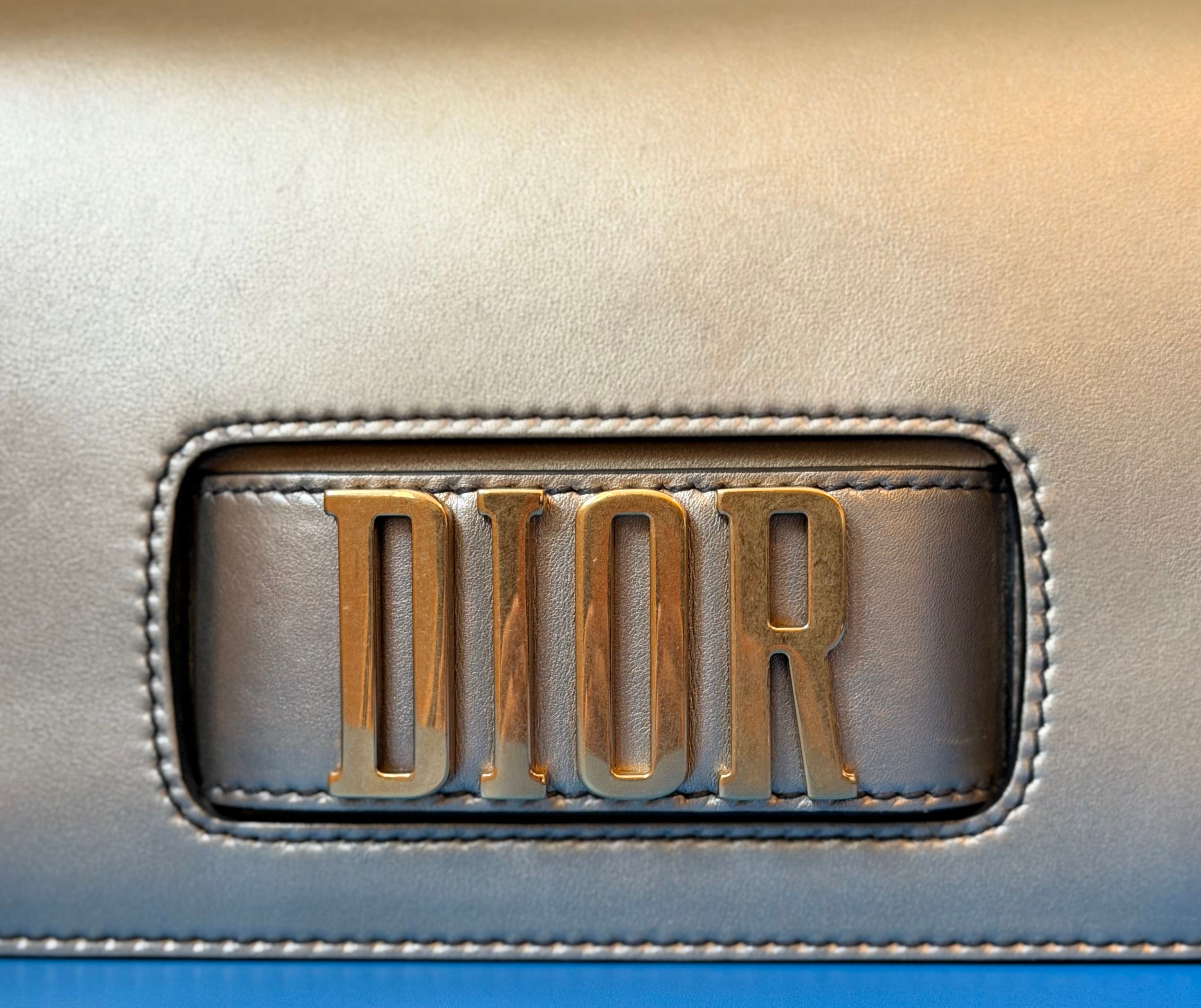 Christian Dior Dio Evolution Flap Bag Gold On Gold