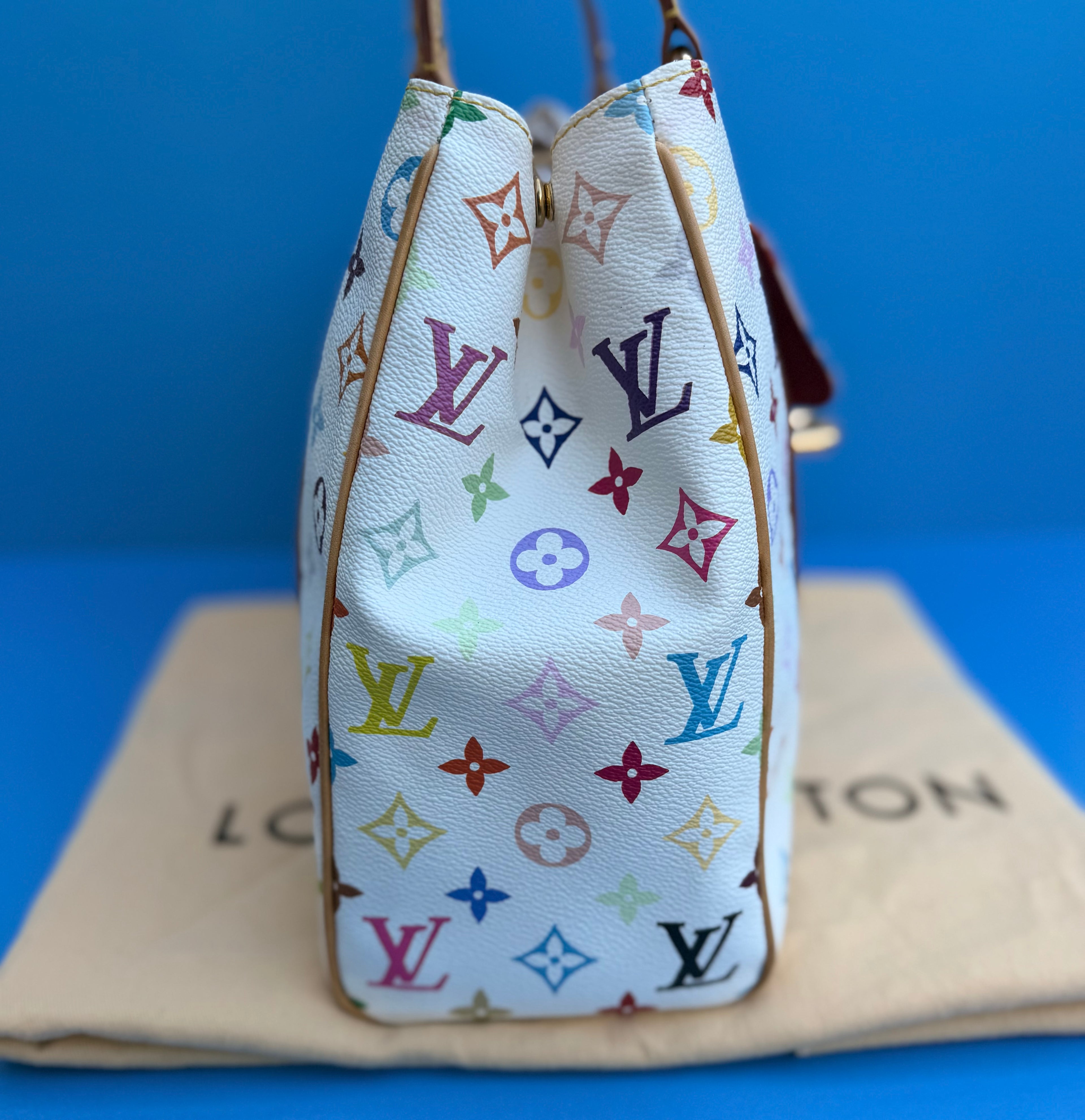 Louis Vuitton Monogram Multicolor Aurelia MM White
