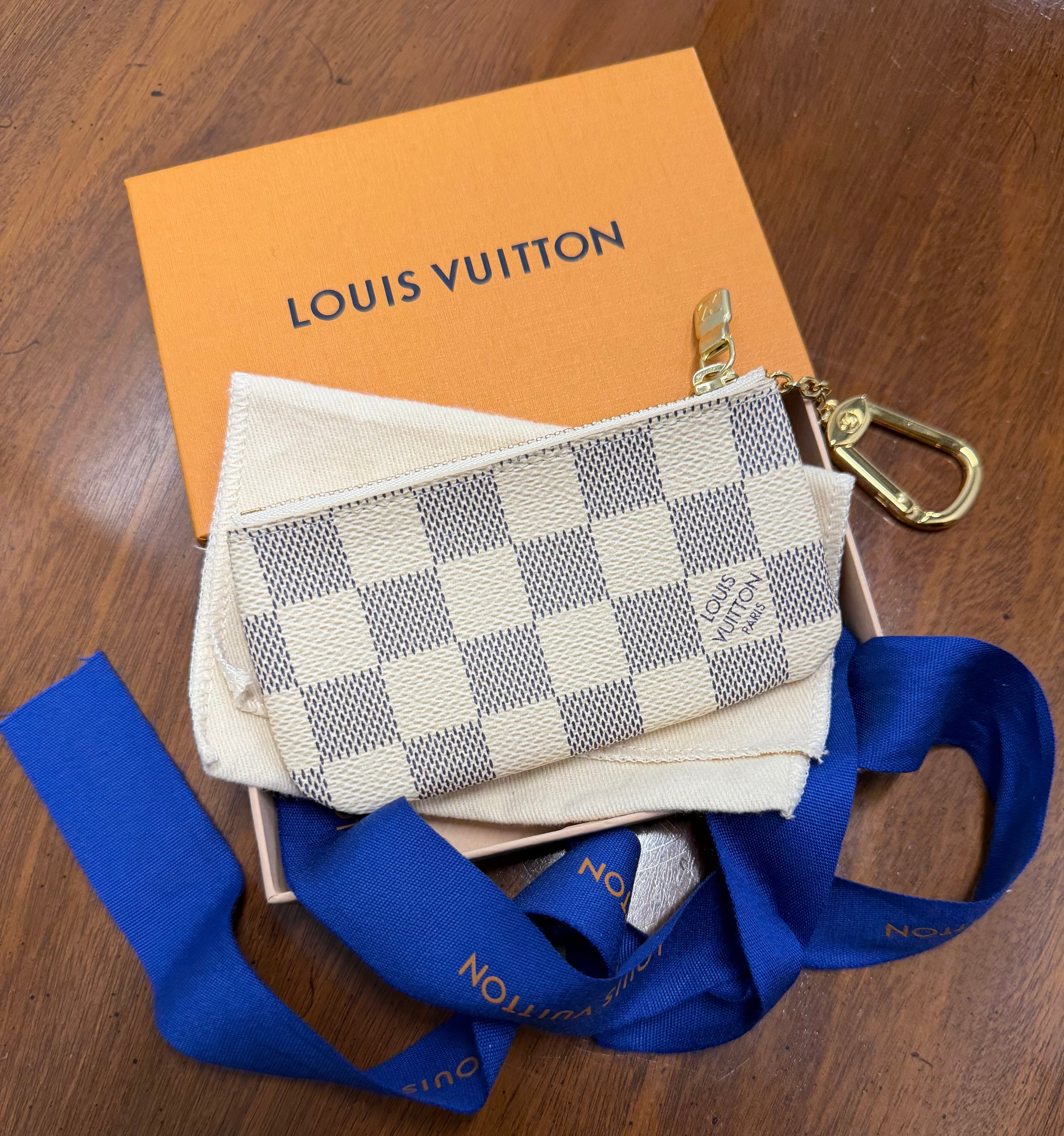 Louis Vuitton Damier Azur Key Pouch