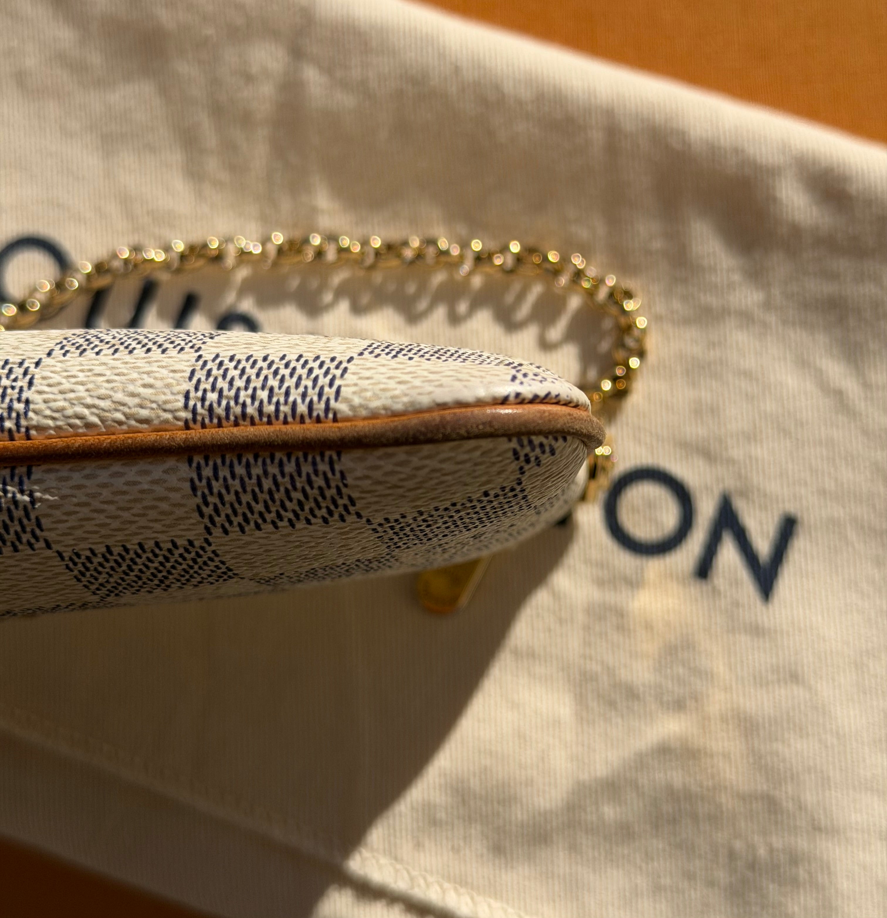 Louis Vuitton Damier Azur Pochette Milla MM