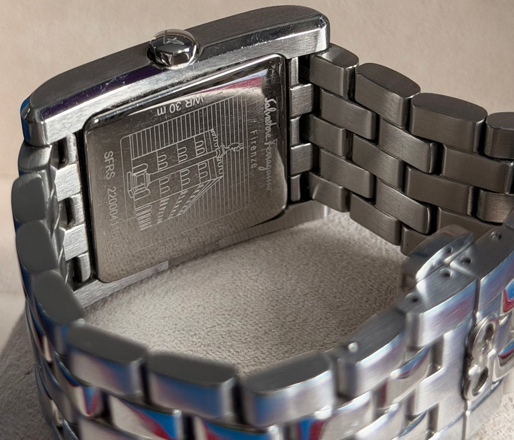 Salvatore Ferragamo Lace Gent Stainless SteelBracelet Watch
