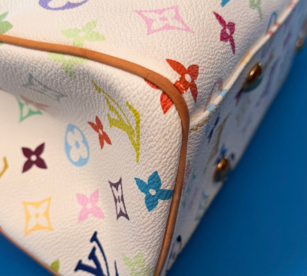 Louis Vuitton Monogram Multicolor Aurelia MM White