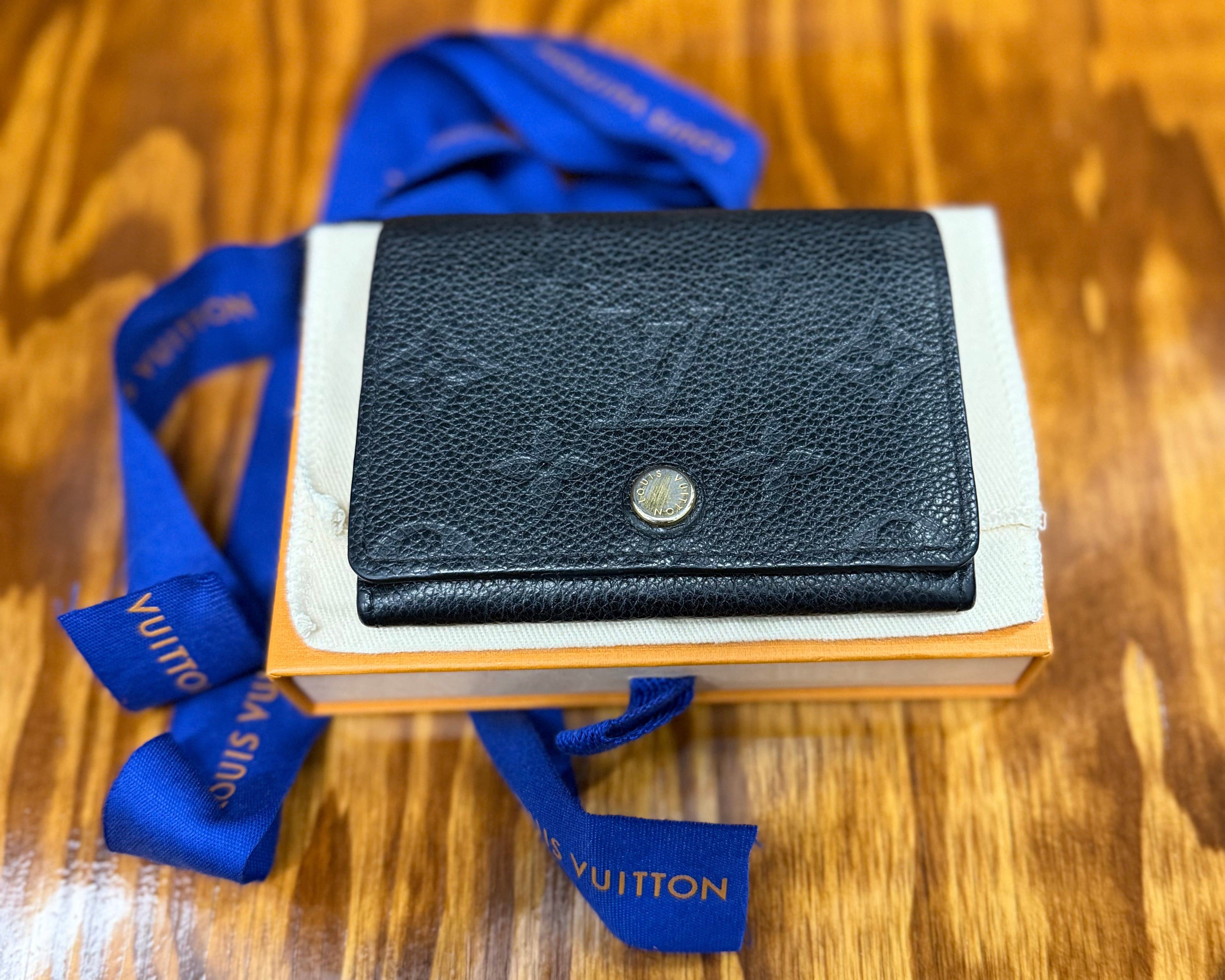 Louis Vuitton Monogram Empreinte Business Card Case