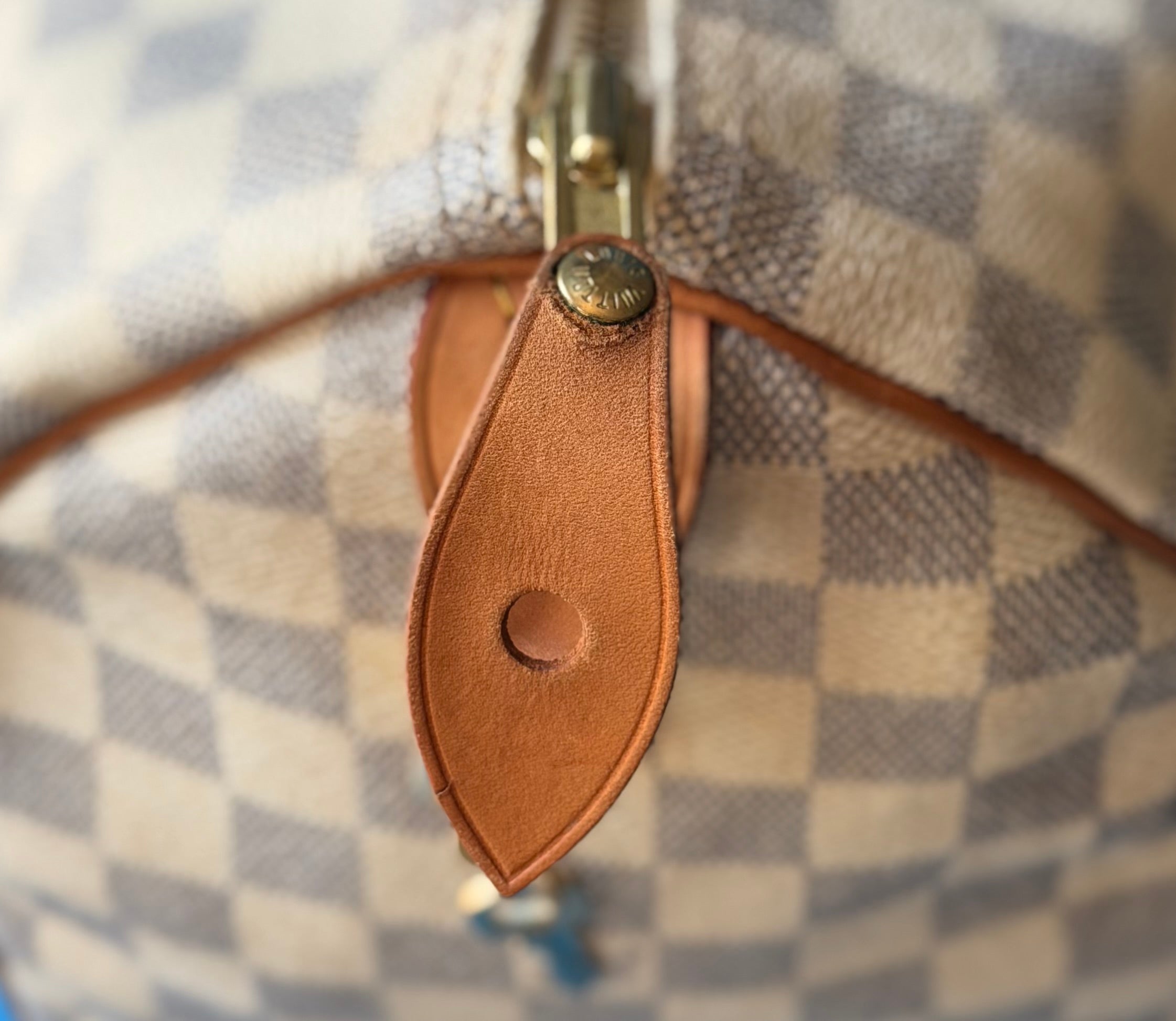Louis Vuitton Speedy 30 In Damier Azur
