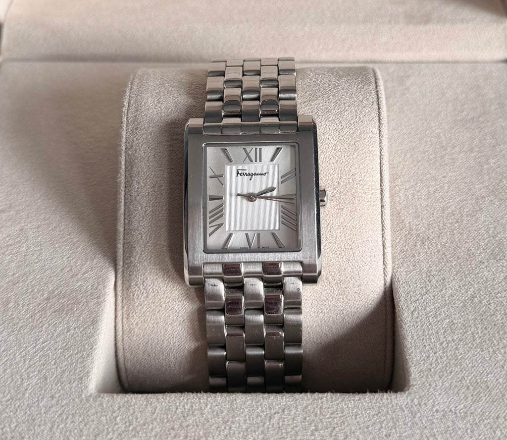Salvatore Ferragamo Lace Gent Stainless SteelBracelet Watch