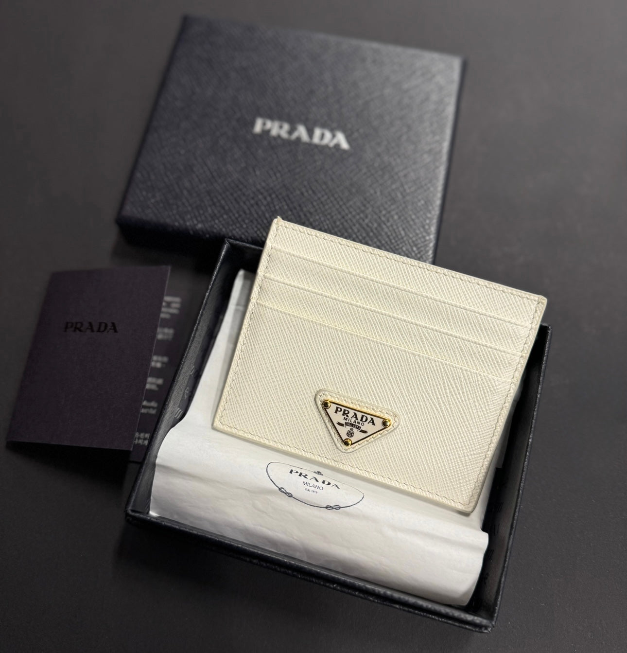 Prada Saffiano Leather Card Holder