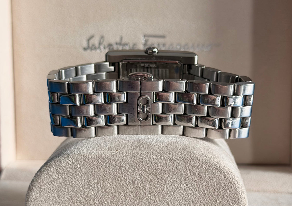 Salvatore Ferragamo Lace Gent Stainless SteelBracelet Watch