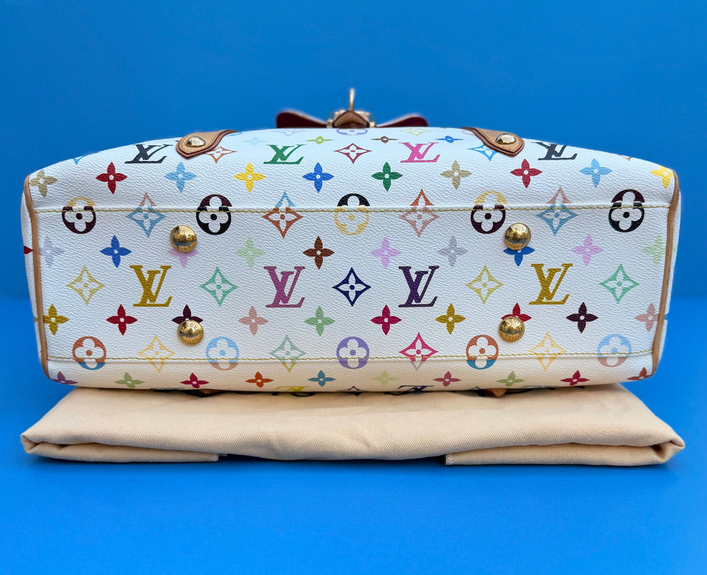 Louis Vuitton Monogram Multicolor Aurelia MM White