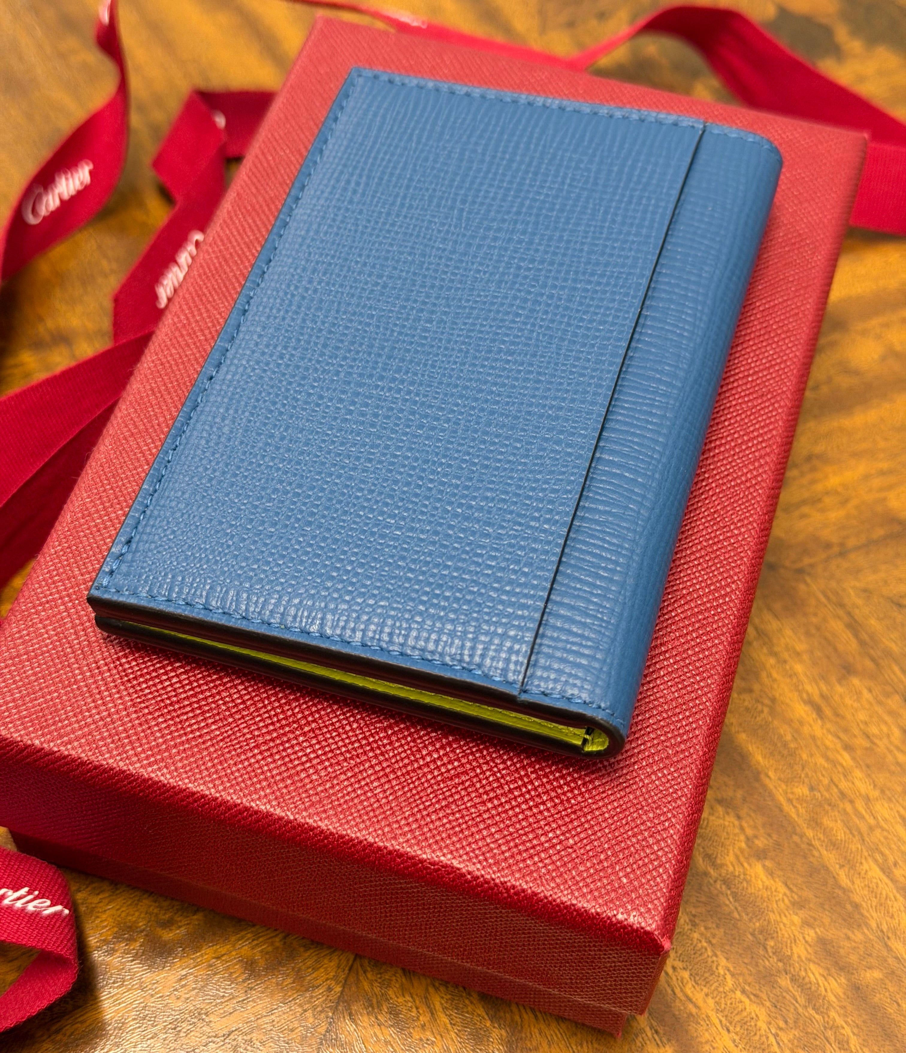 Cartier Losange Logo-plaque Leather Card Holder