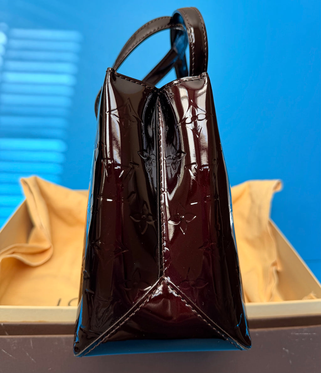 Louis Vuitton Amarante Monogram Vernis Wilshire PM handbag
