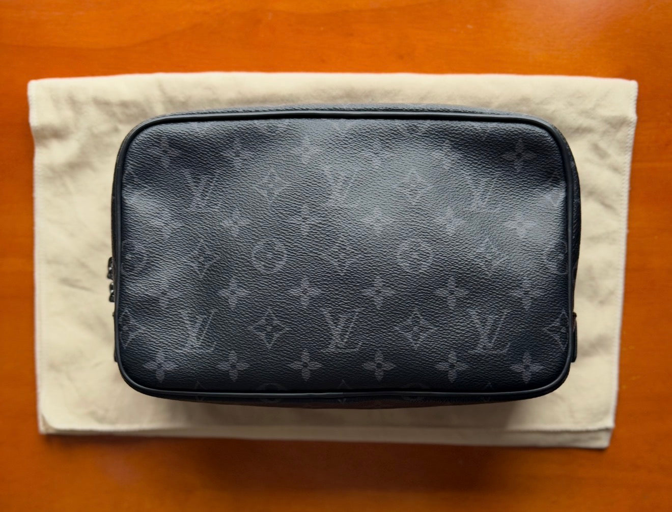 Louis Vuitton Toiletry Pouch GM In Monogram Eclipse Canvas
