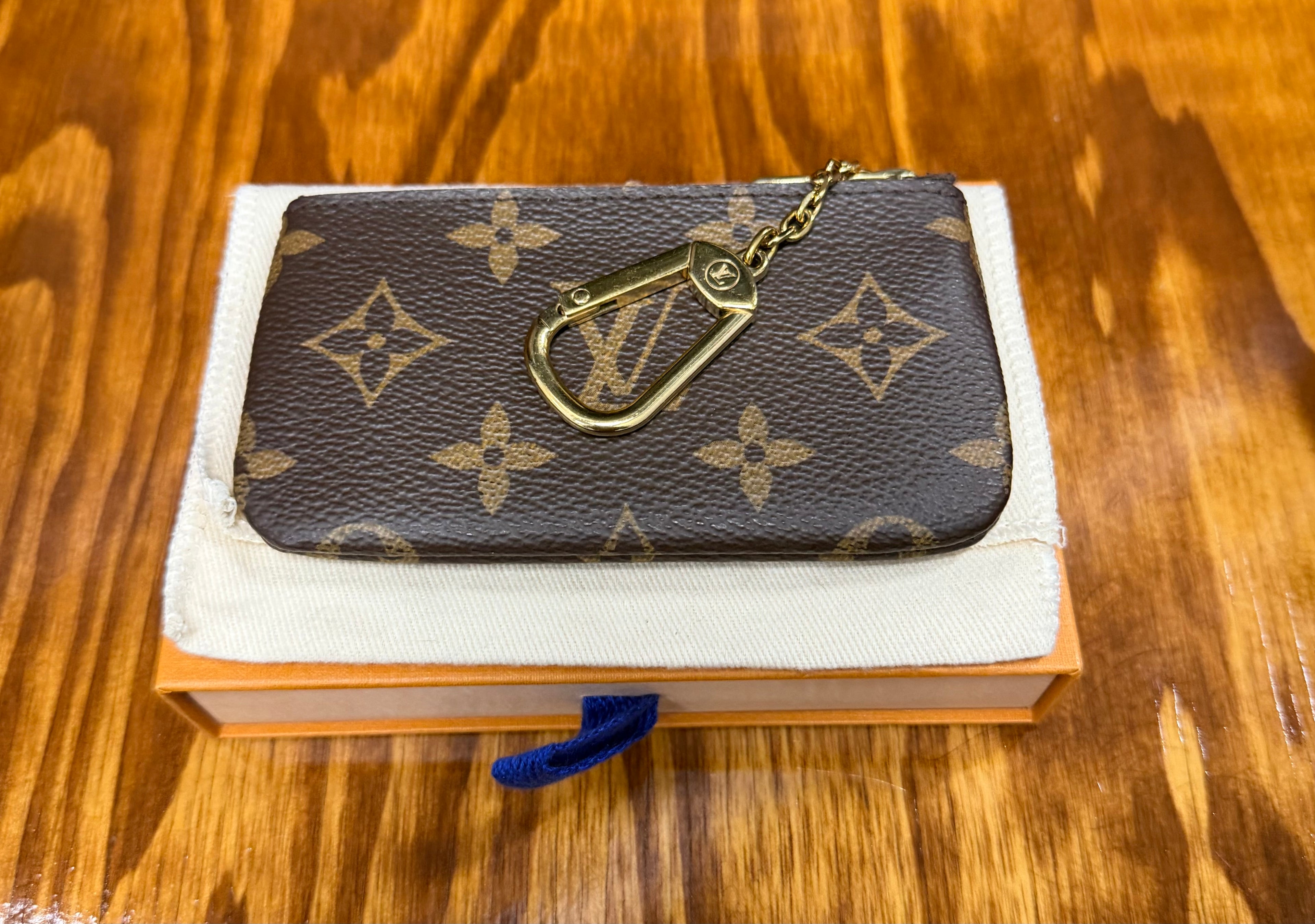 Louis Vuitton Key Pouch Monogram  Canvas