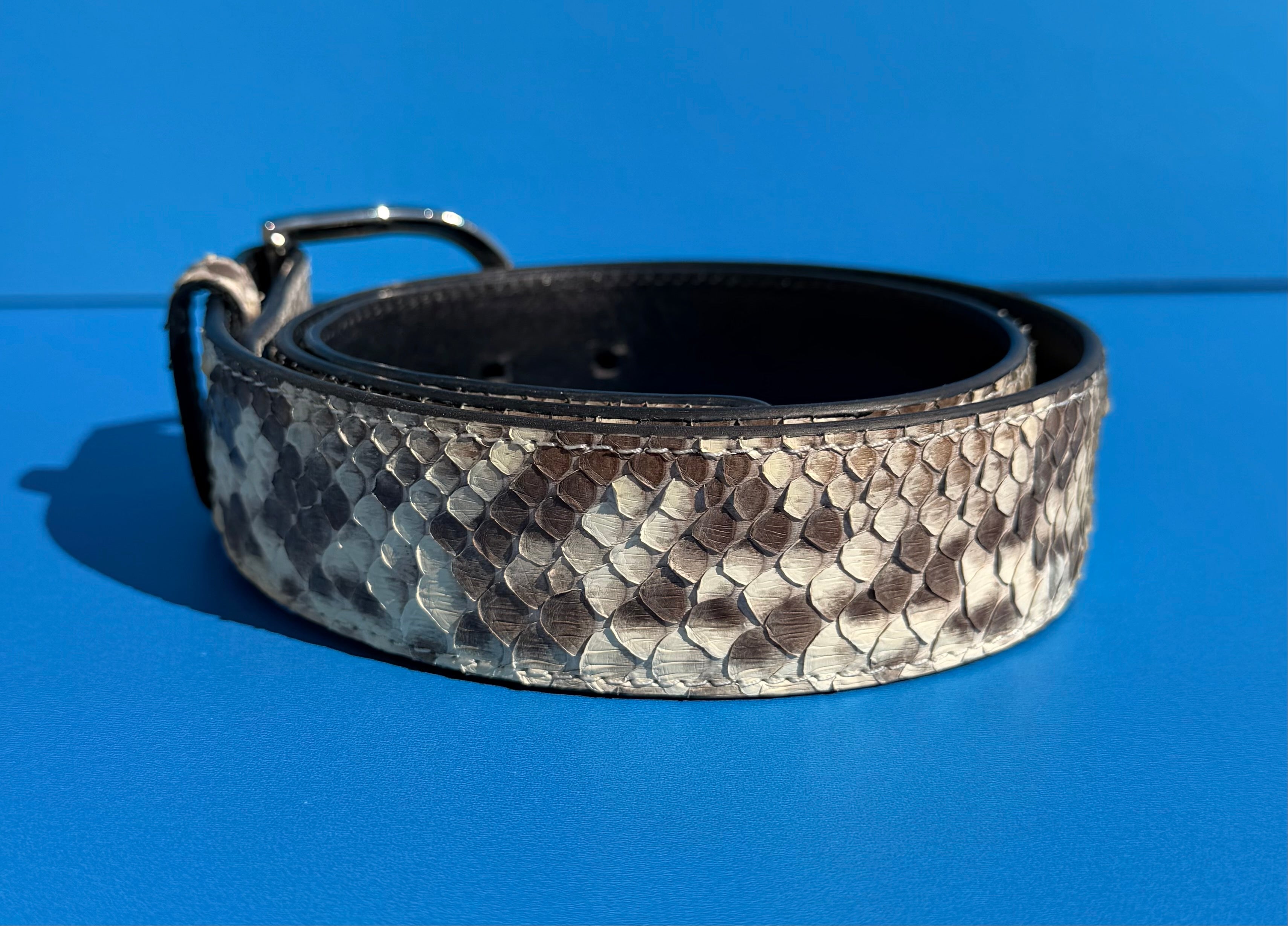 Genuine Python Leather Belt