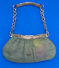 Rare Prada Straw Snake Leather Bag